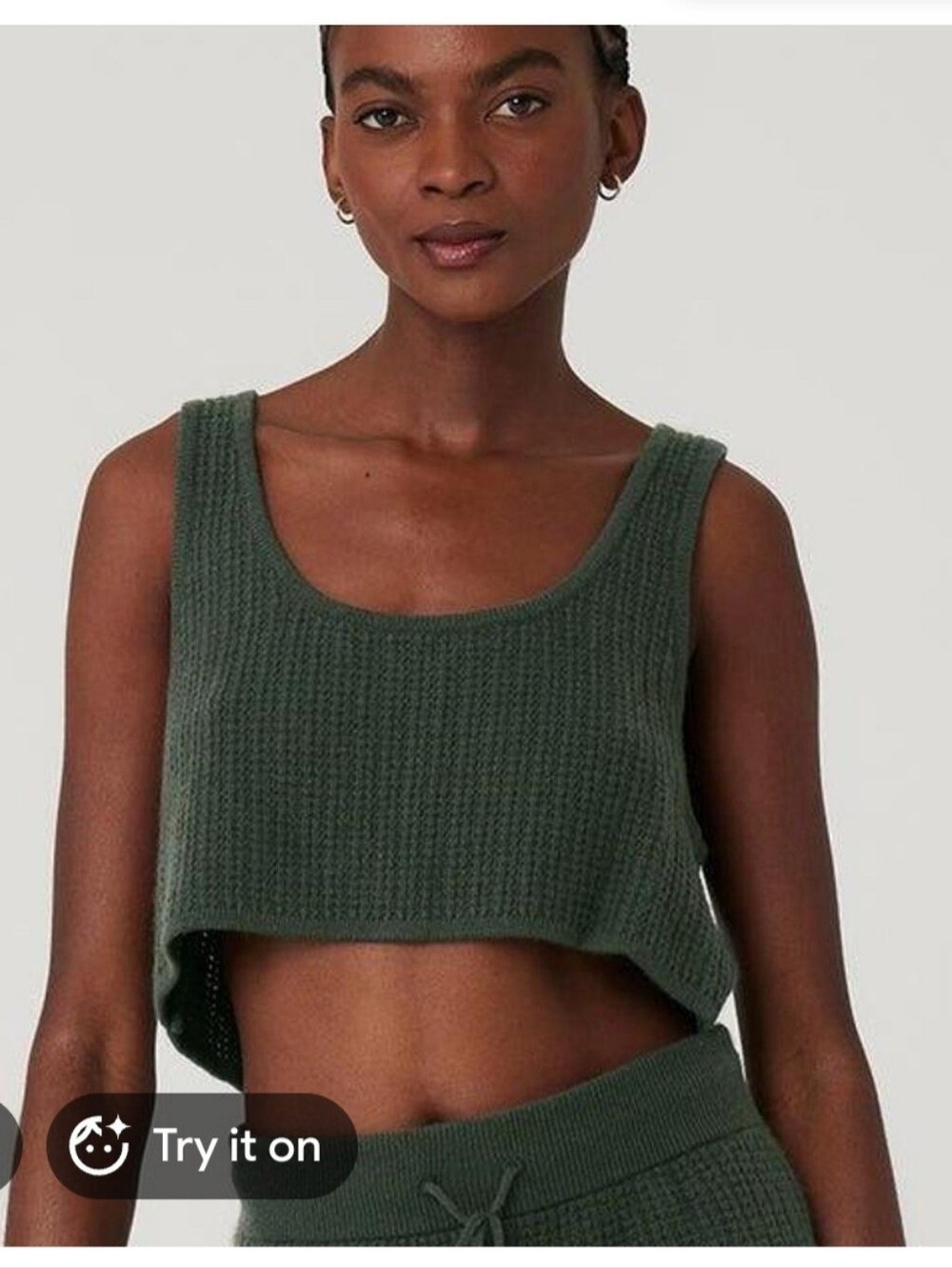 Alo Yoga Cashmere Plush Waffle Tank NWOTS XS